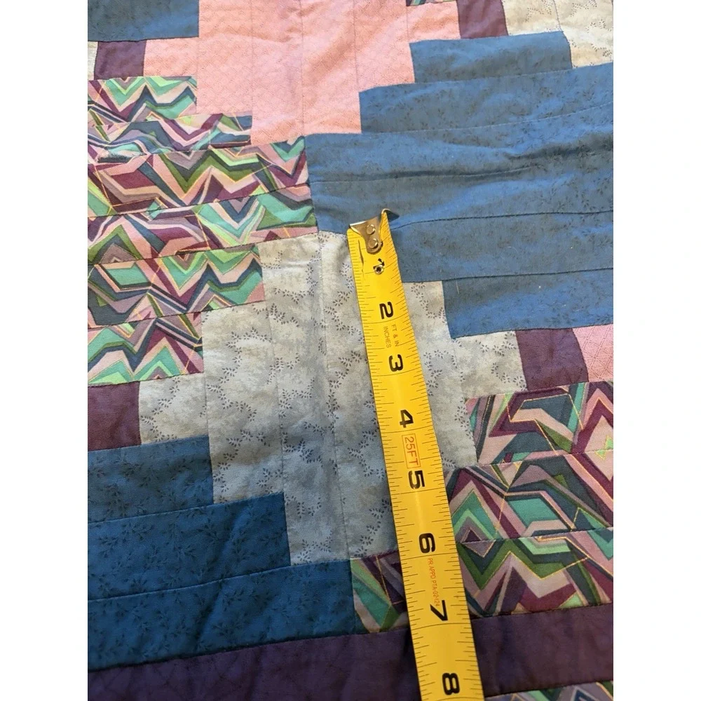 Vintage Handmade Patchwork Quilt~23.5